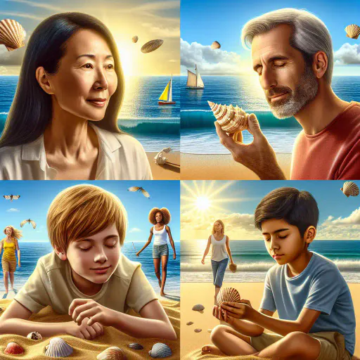 Illustration for Beach Activity