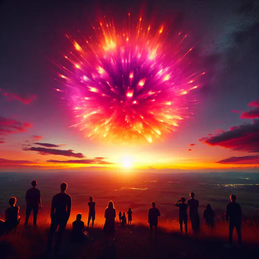 Illustration for Explosive Imagery