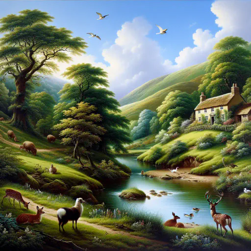 Illustration for Countryside Ideal