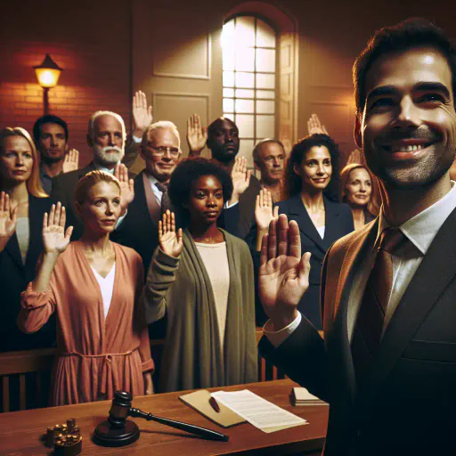 Illustration for Courtroom Formality