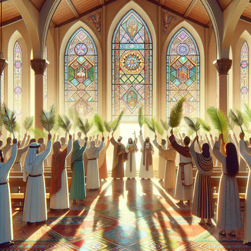 Illustration for Palm Sunday