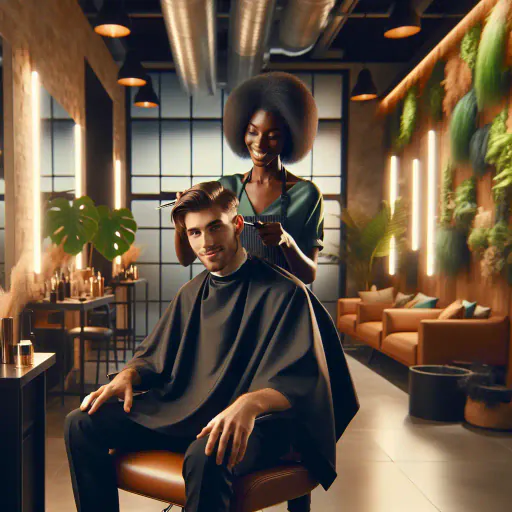 Illustration for Salon Visit