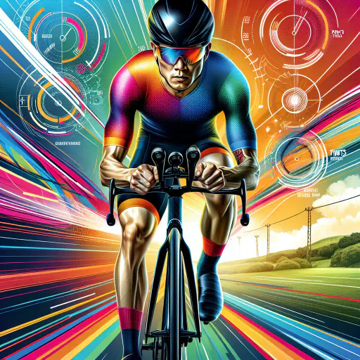 Illustration for Cycling Event