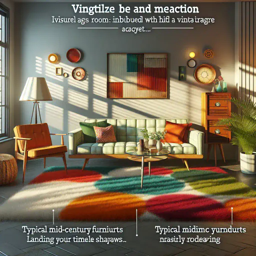 Illustration for Retro Home Decor