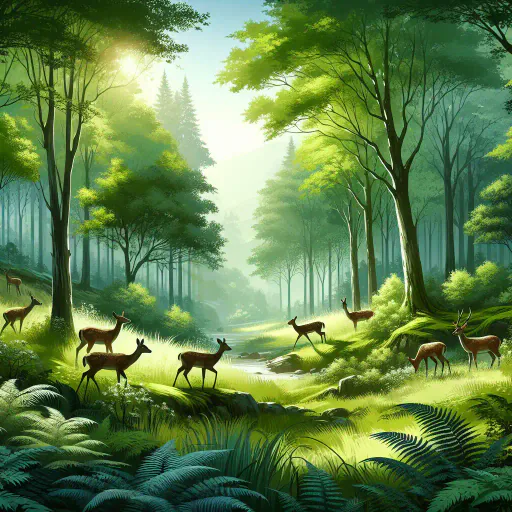 Illustration for Natural Setting