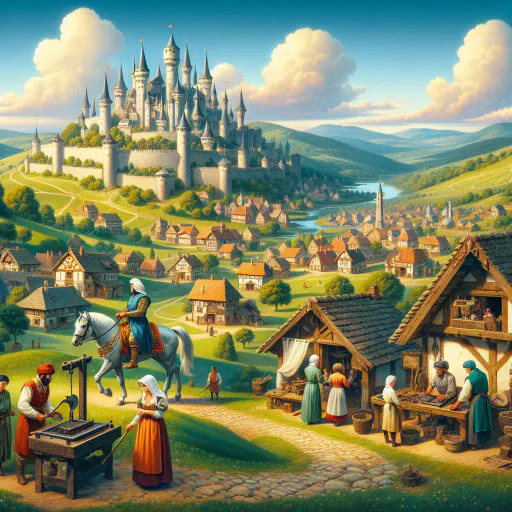 Illustration for Feudal System