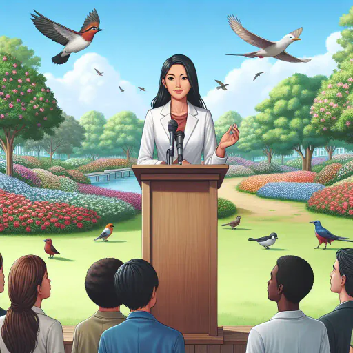 Illustration for Public Speaking