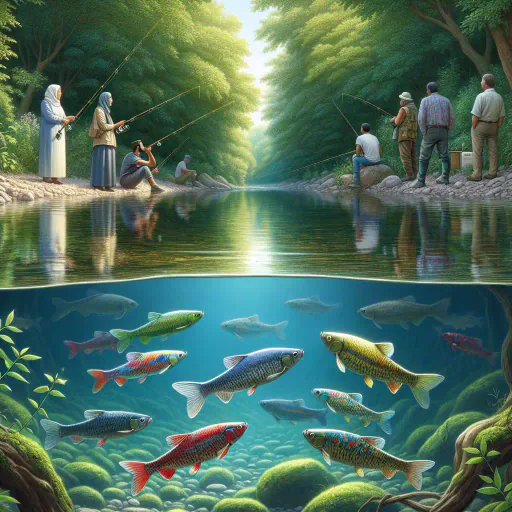 Illustration for Fishing Topic