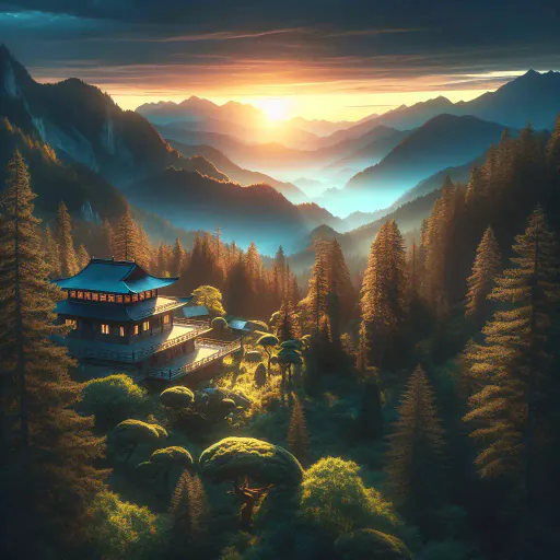 Illustration for Calm Surroundings
