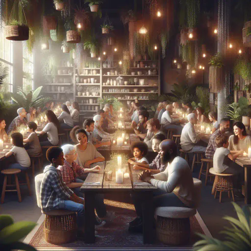 Illustration for Social Gathering