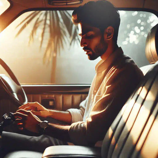 Illustration for Vehicle Driver Area