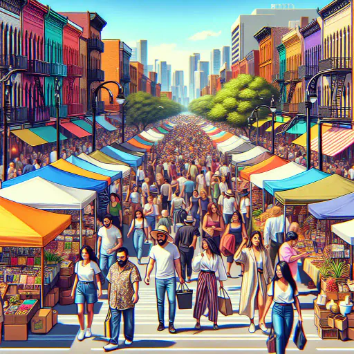 Illustration for Vibrant Activity