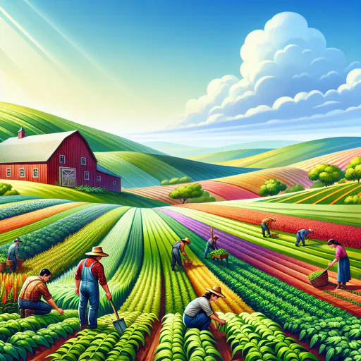Illustration for Agricultural Setting