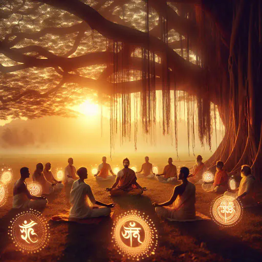 Illustration for Sacred Sanskrit