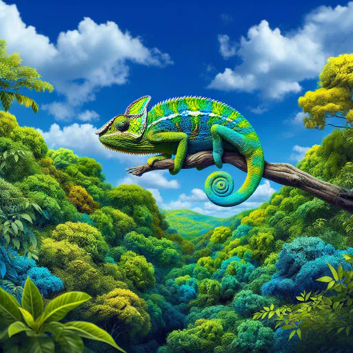Illustration for Natural Camouflage