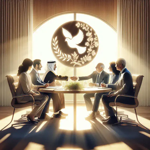 Illustration for Peaceful Negotiations