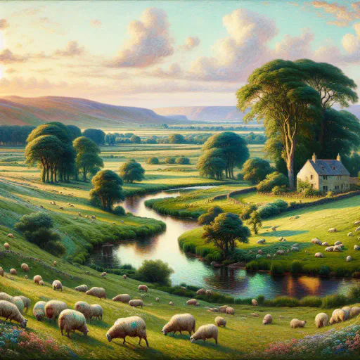 Illustration for Peaceful Imagery
