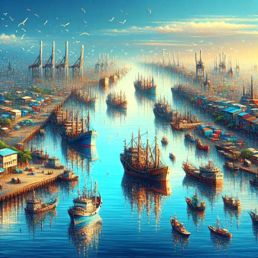 Illustration for Commerce and Trade