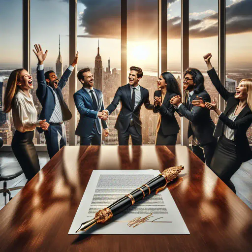 Illustration for Finalizing Deals