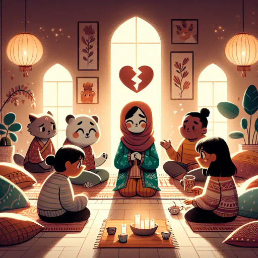 Illustration for Emphasizing sadness
