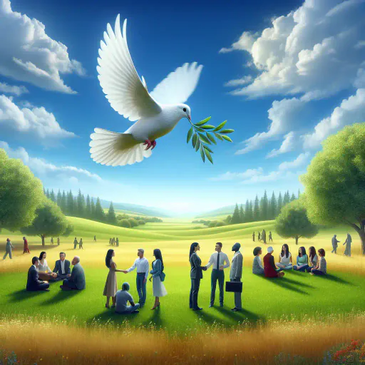 Illustration for Peace Positive