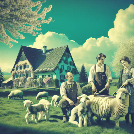 Illustration for Shearing Time