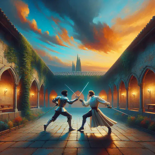Illustration for Elegant Dueling