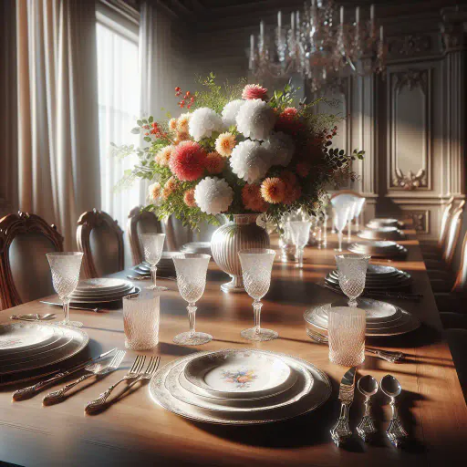 Illustration for Table Setting