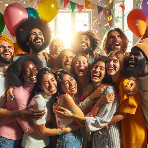 Illustration for Shared Happiness