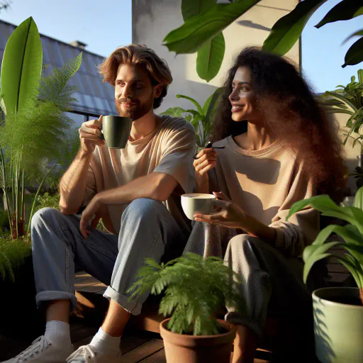 Illustration for Outdoor Relaxation