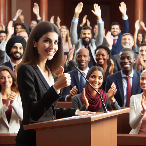 Illustration for Public Speaking