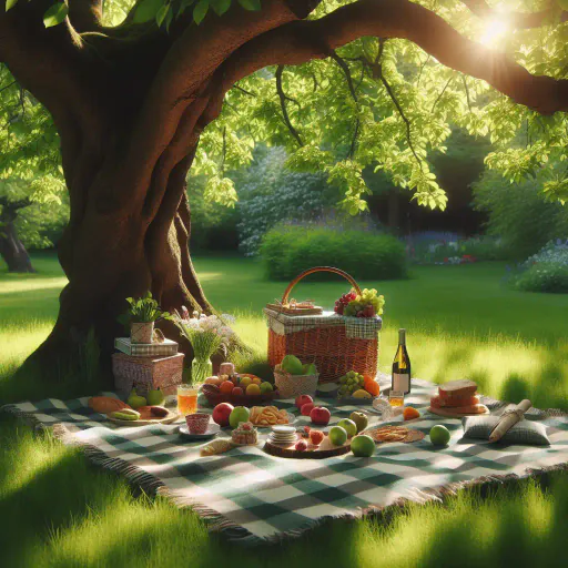 Illustration for Outdoor Setting
