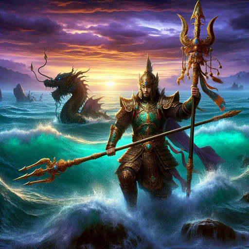 Illustration for Mythological Icon