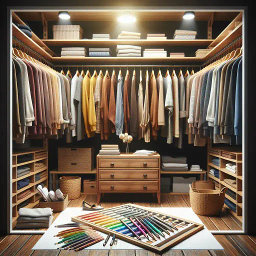 Illustration for Closet Organization