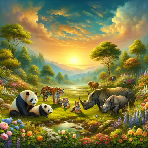 Illustration for Humans and Animals