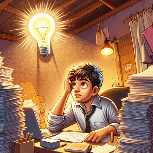 Illustration for Sudden Realization