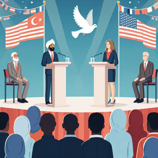 Illustration for Political Debate