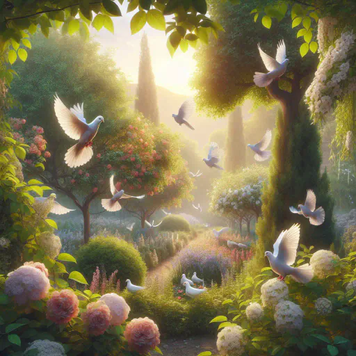 Illustration for Peaceful Imagery
