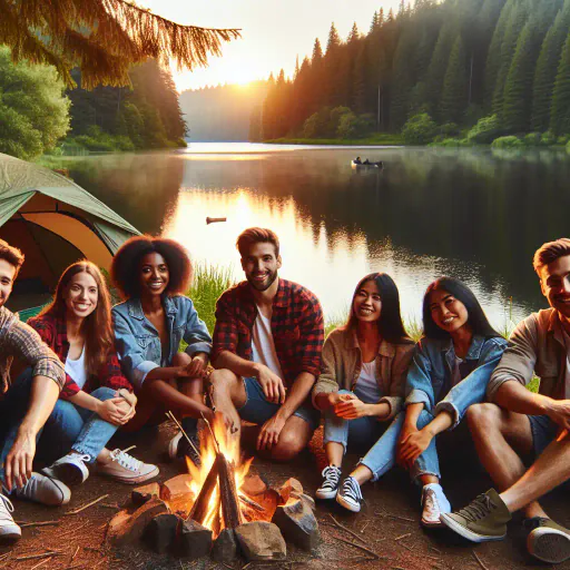 Illustration for Outdoor Activity