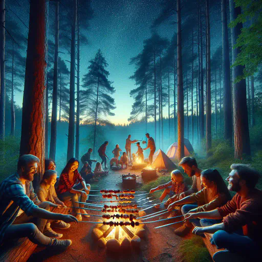 Illustration for Outdoor Cooking