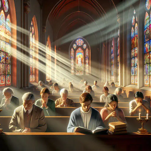 Illustration for Church Routine