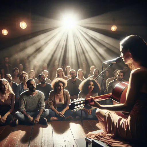 Illustration for Performing Live