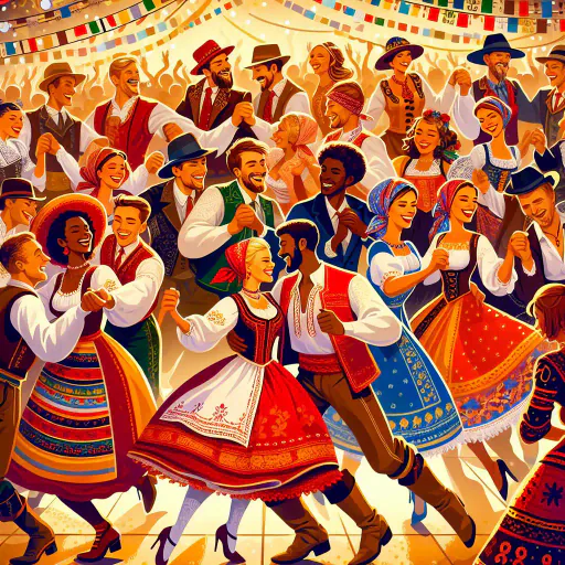 Illustration for Paired Dance