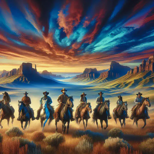 Illustration for American West