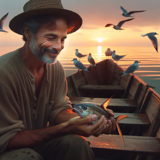 Illustration for Fishing Activity