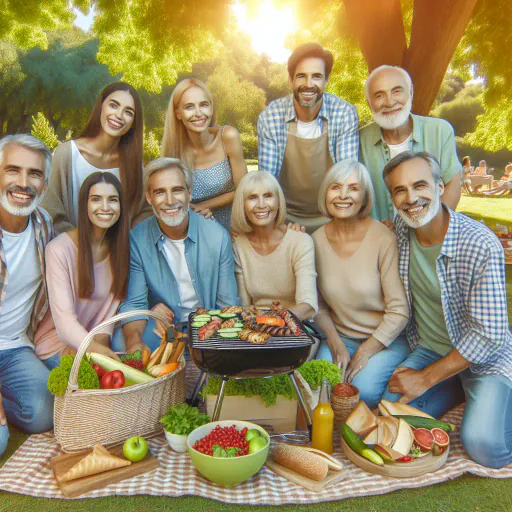 Illustration for Outdoor Cooking