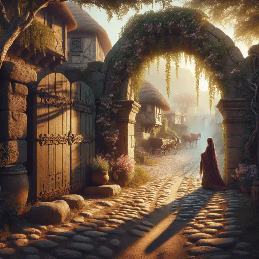 Illustration for Symbol of Entry