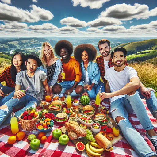 Illustration for Outdoor Activity