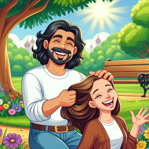 Illustration for Friendly Affection