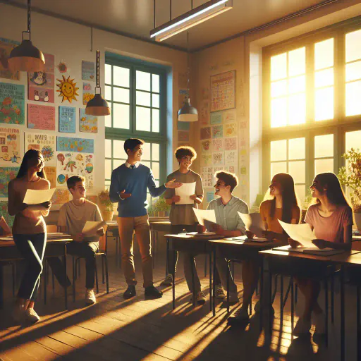 Illustration for Classroom Setting